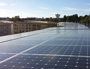 Vallacom installerar 131kW smart solel i Nyköping